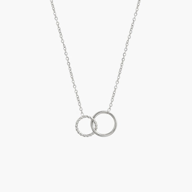 Celeste Interlock Necklace-LuckyLeti Jewelry-Gold-Lucky Leti Jewelry