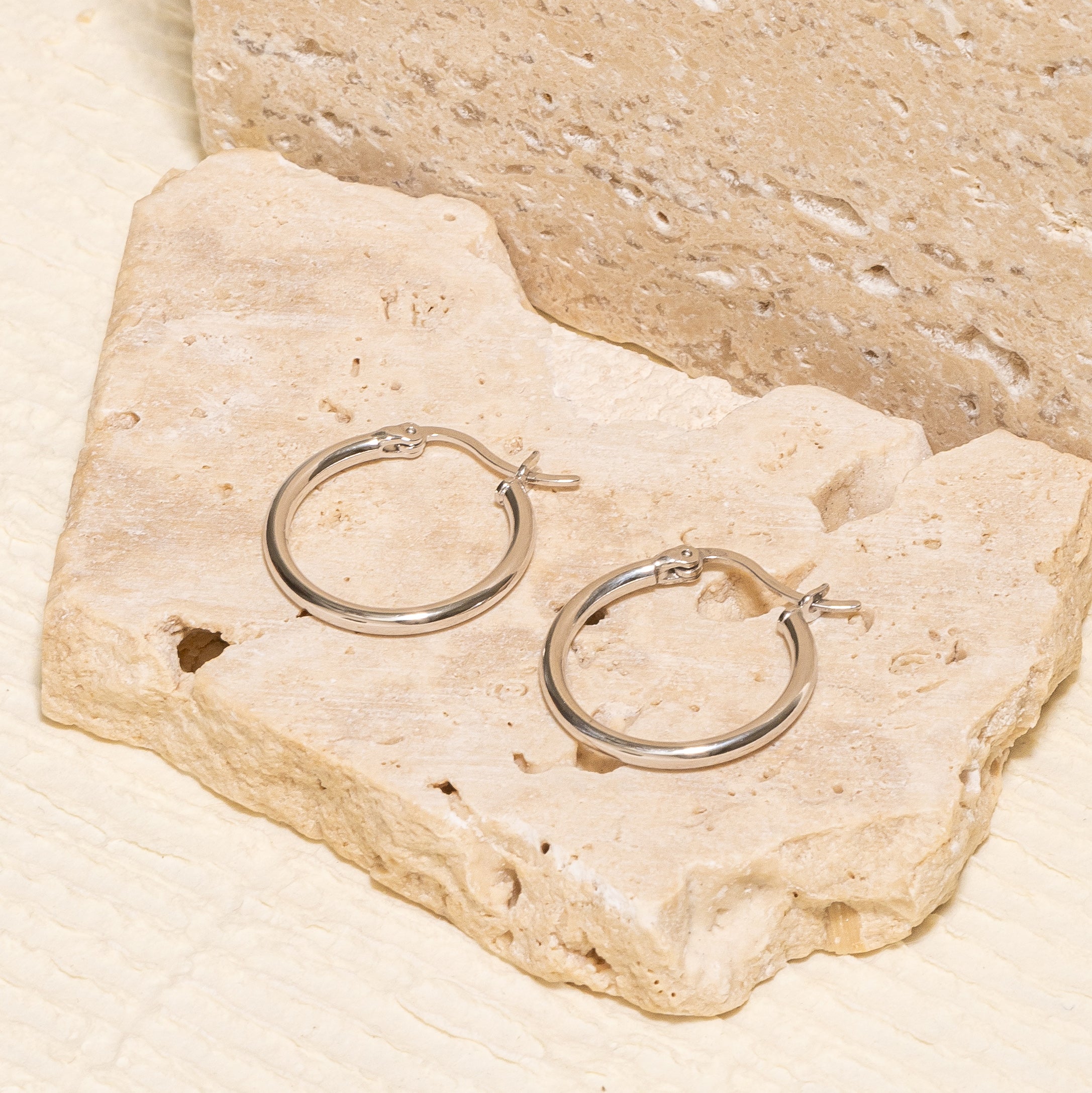 Classic Hoop Earrings-LuckyLeti Jewelry-Silver-Lucky Leti Jewelry