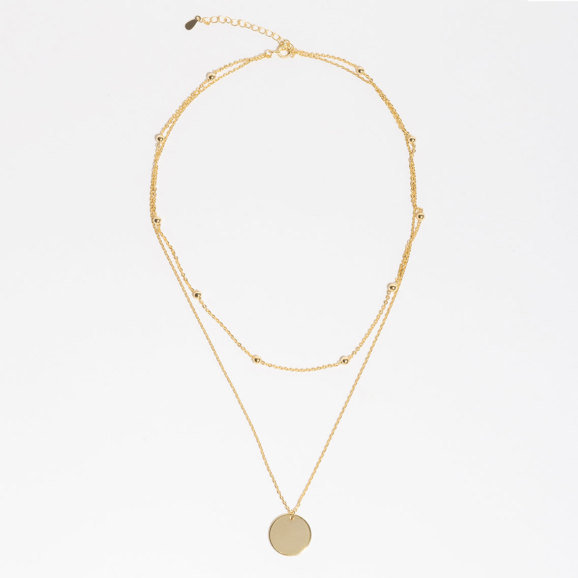 Dainty Coin Necklace Set-LuckyLeti Jewelry-Gold-Lucky Leti Jewelry