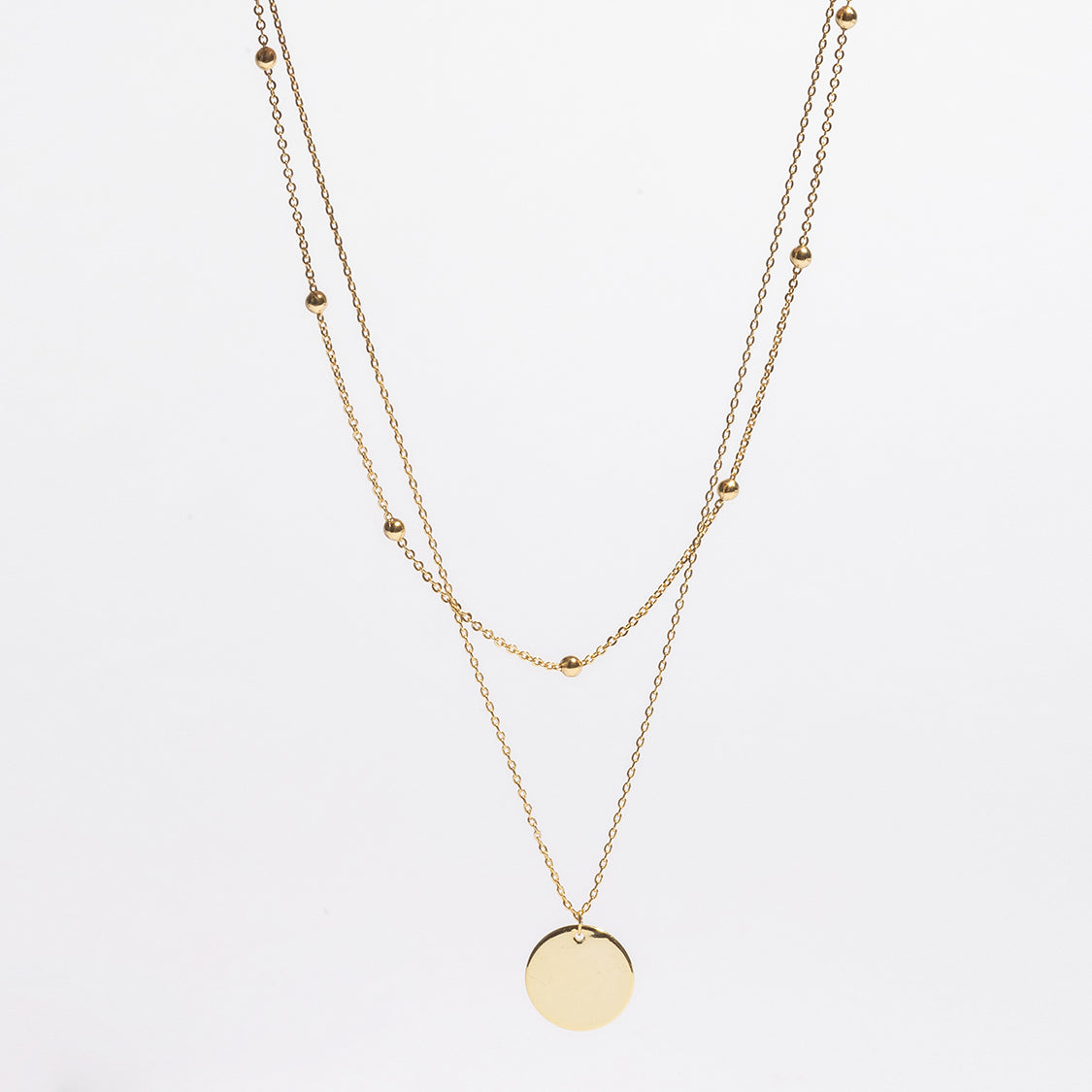 Dainty Coin Necklace Set-LuckyLeti Jewelry-Gold-Lucky Leti Jewelry