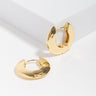 Hazel Chunky Hoops-LuckyLeti Jewelry-Gold-Lucky Leti Jewelry