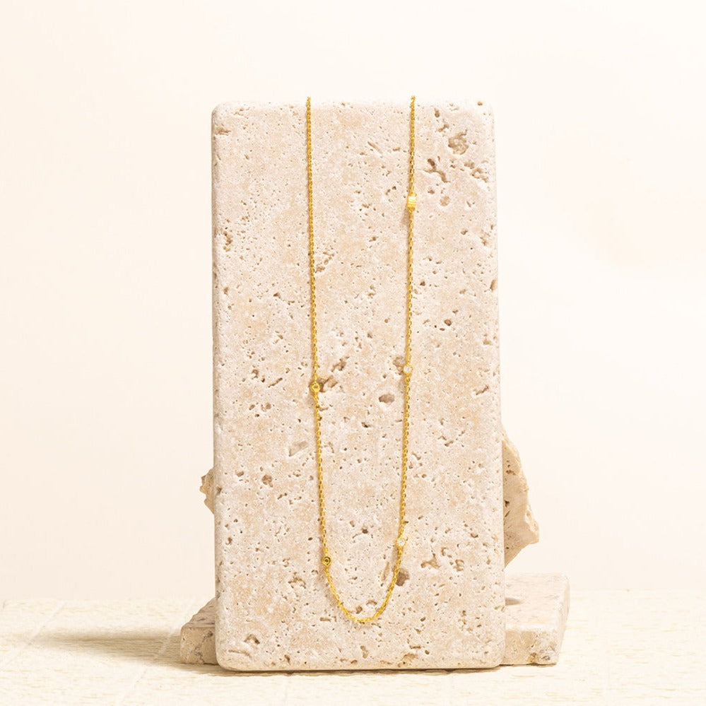 Leandra Necklace-LuckyLeti Jewelry-Gold-Lucky Leti Jewelry