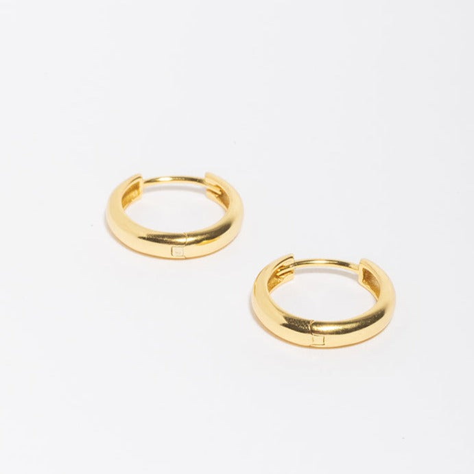 Mini Bold Hoops-LuckyLeti Jewelry-Gold-Lucky Leti Jewelry