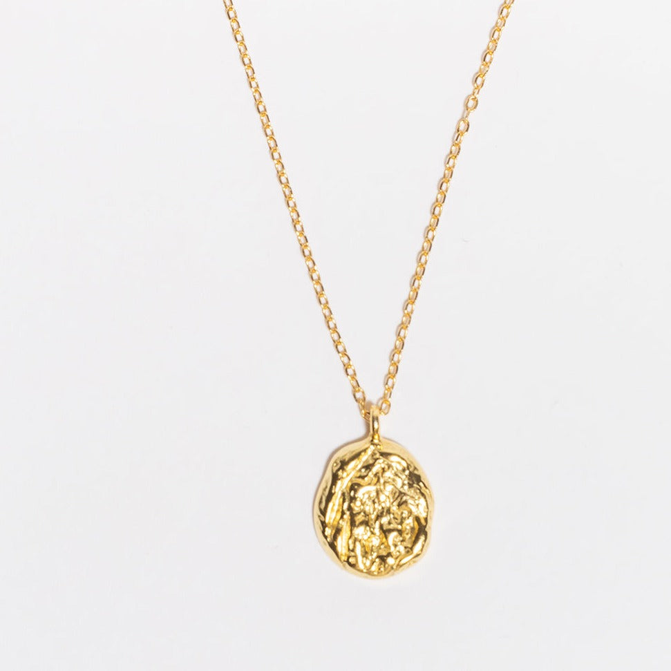 Roma Coin Necklace-LuckyLeti Jewelry-Gold-Lucky Leti Jewelry