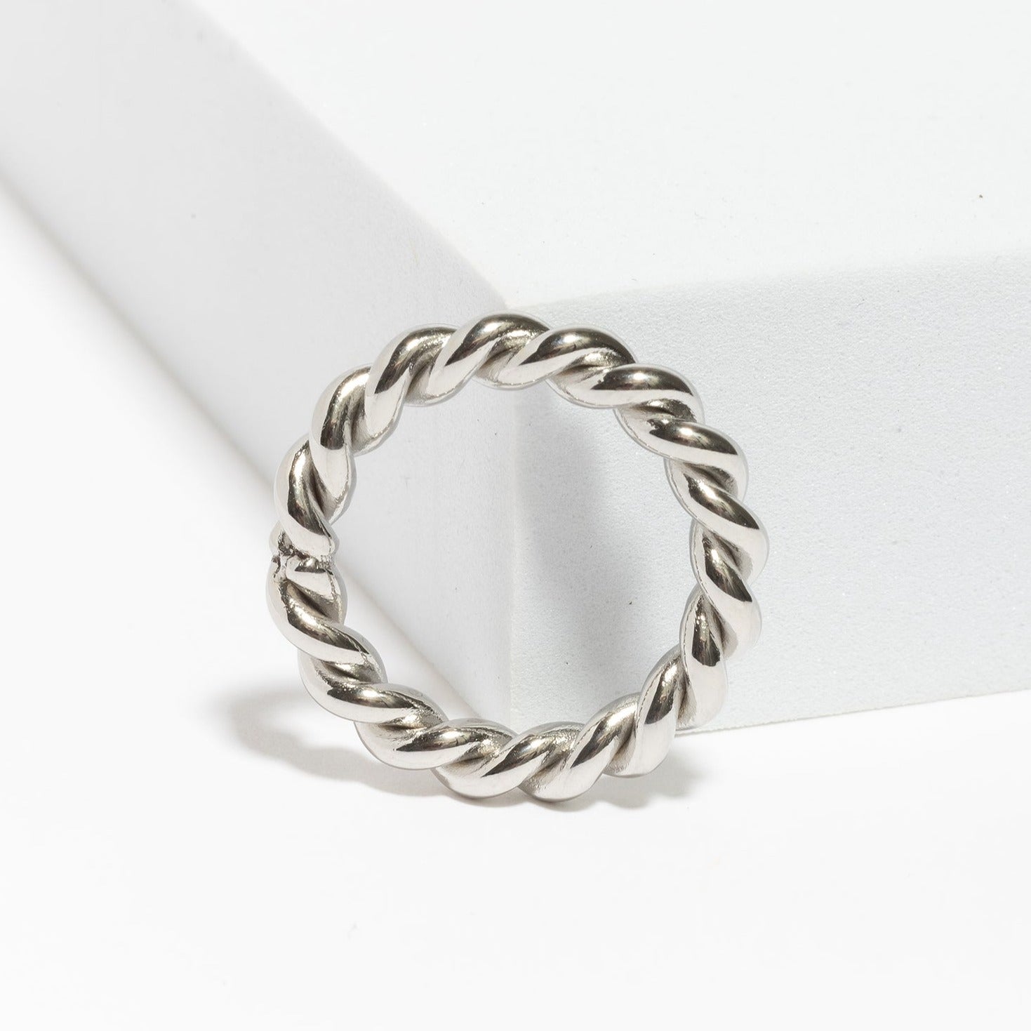 Rope Ring-Rings-LuckyLeti Jewelry-Silver-6-Lucky Leti Jewelry