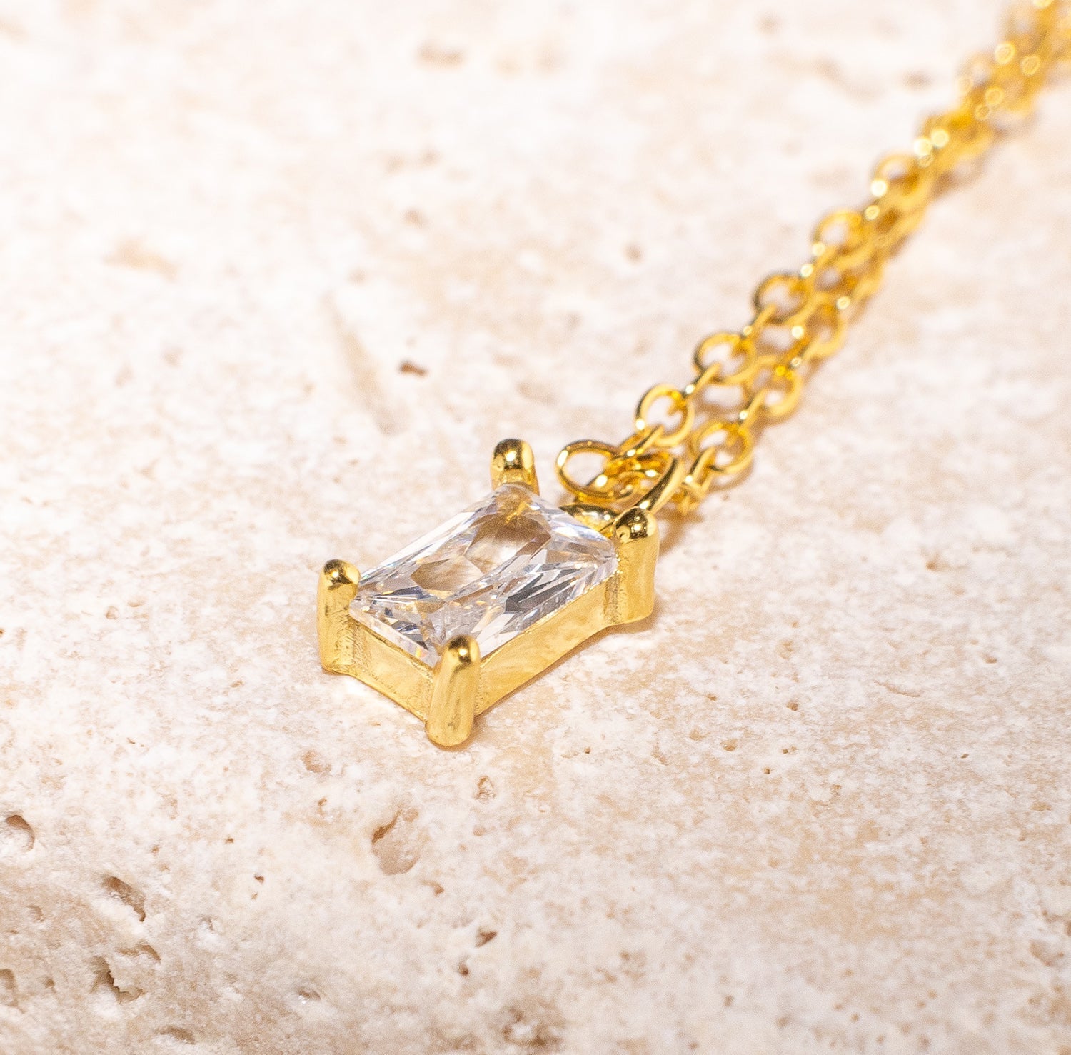 Rosario Pendant Necklace-LuckyLeti Jewelry-Gold-Lucky Leti Jewelry