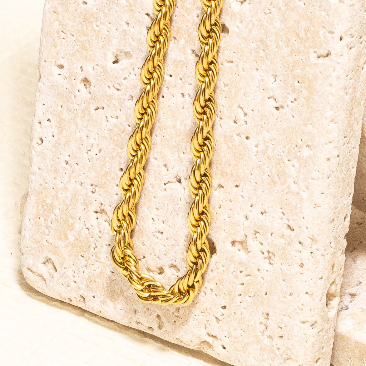 Ruby Chain Necklace-LuckyLeti Jewelry-Gold-Lucky Leti Jewelry