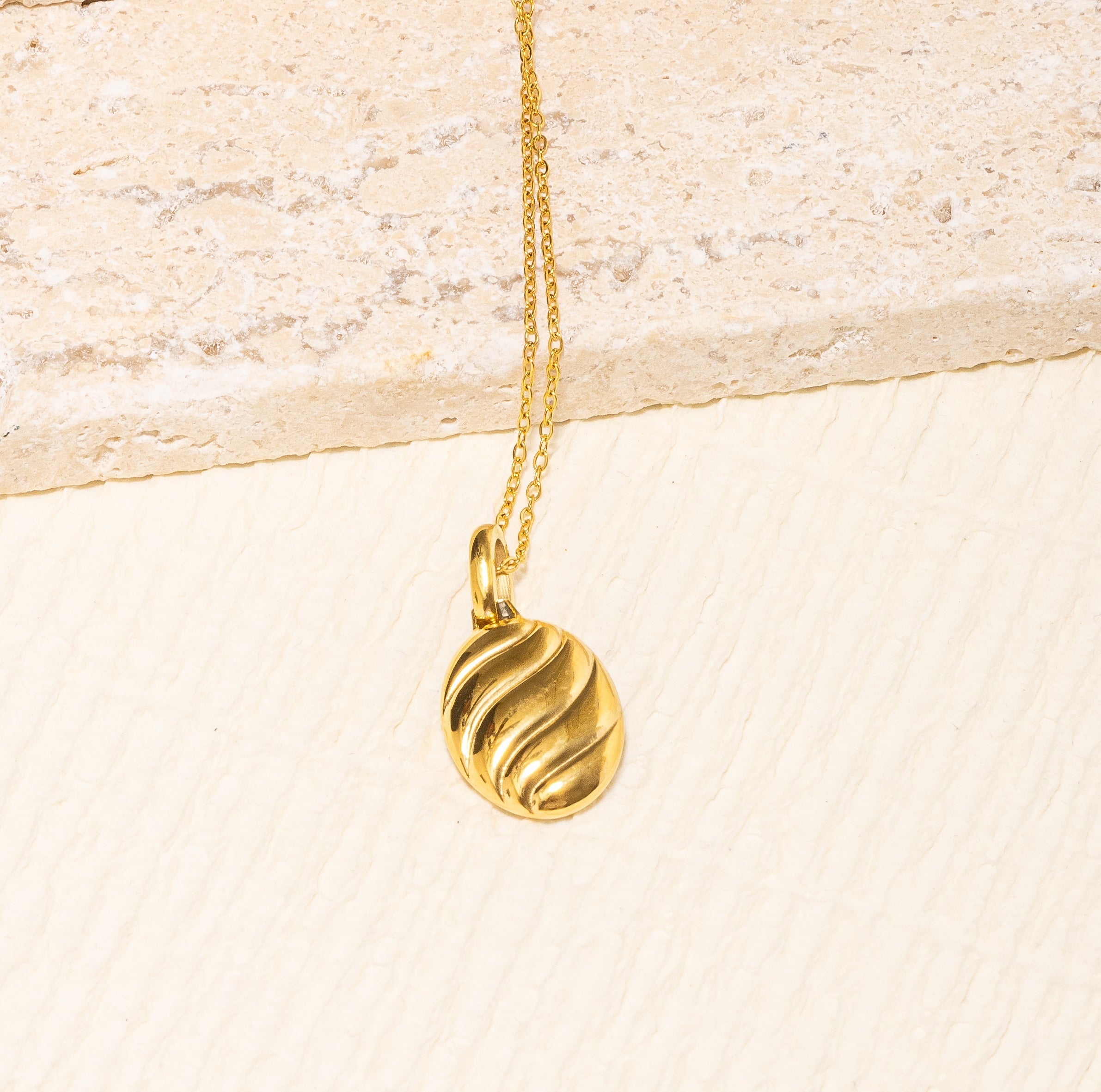 Simona Pendant Necklace-LuckyLeti Jewelry-Gold-Lucky Leti Jewelry