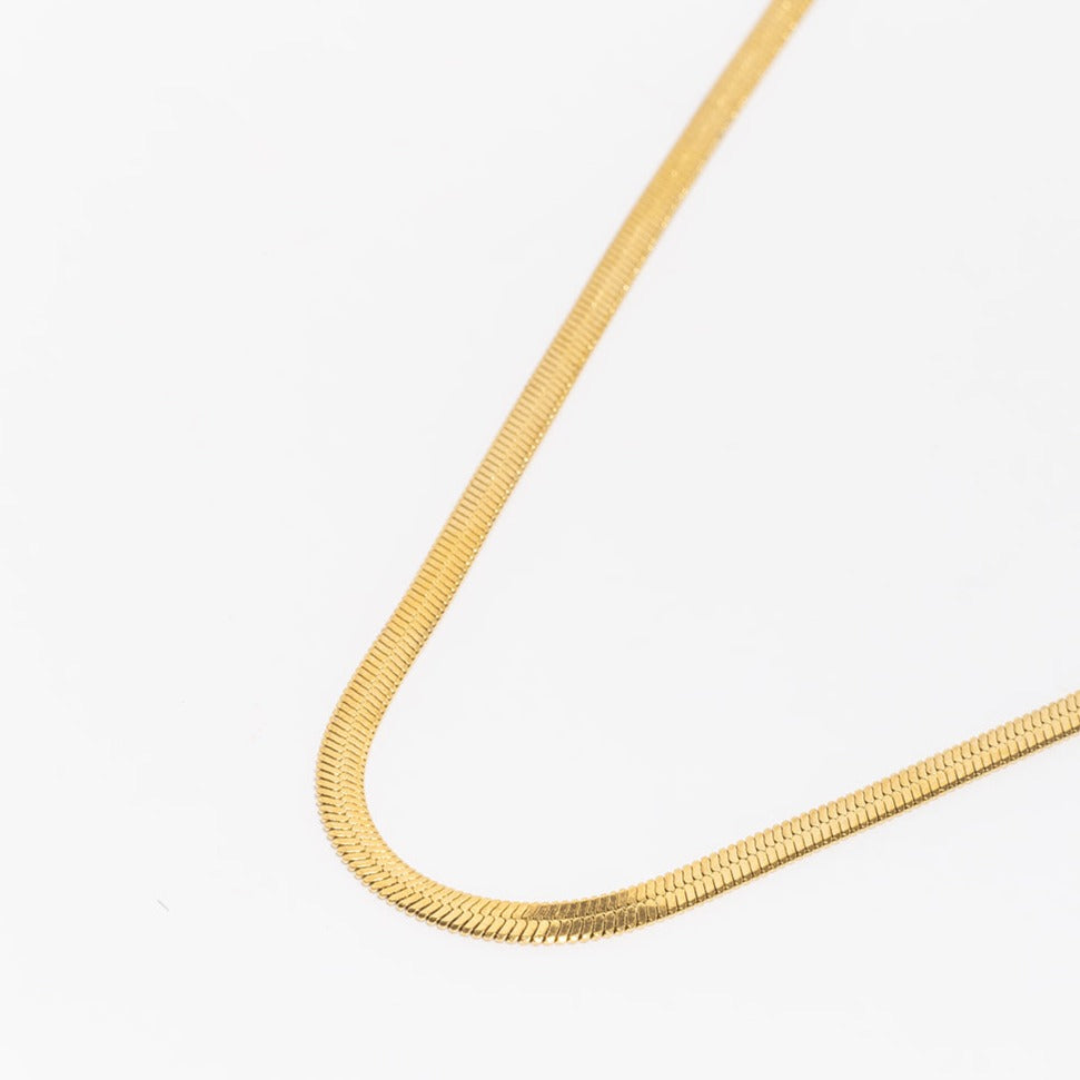 Sleek Chain Necklace-LuckyLeti Jewelry-Gold-Lucky Leti Jewelry