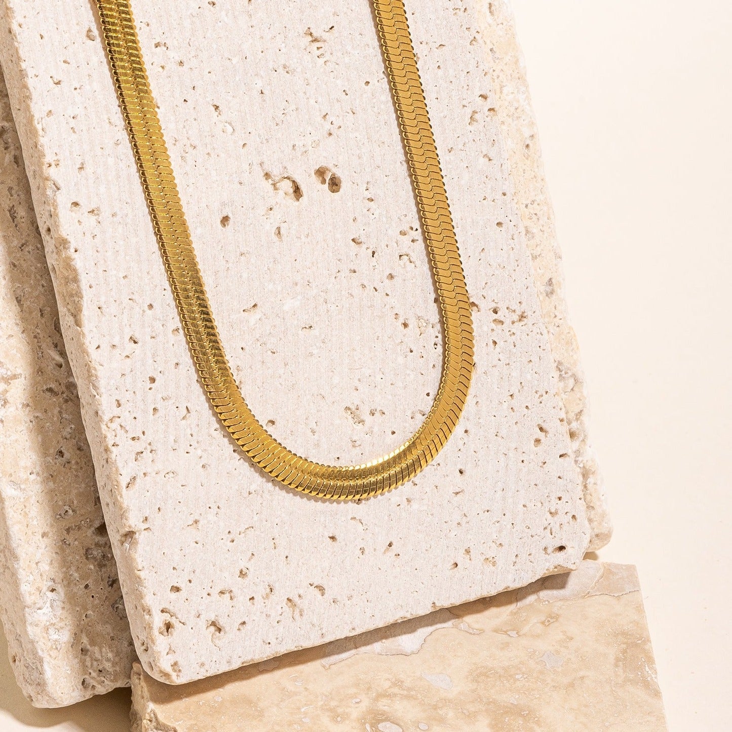 Ramia Chain Necklace-LuckyLeti Jewelry-Gold-Lucky Leti Jewelry